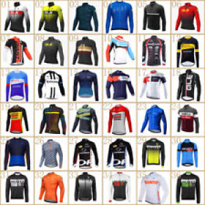 2021 cycling jersey mens bike long sleeve shirt quick dry bicycle sports uniform Review