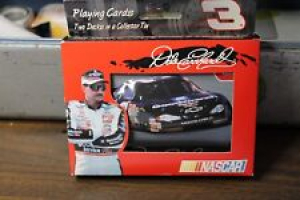 NASCAR playing Cards Dale Earnhardt 3D tin collectors case 2 decks Unused Review