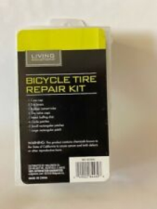 New Bicycle Repair Kit: Tire Patches, Cement tube, Valve caps /Living Solutions  Review