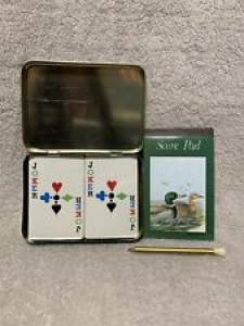 Two (2) Unopened Bicycle Lo Vision E-Z-See Playing Card Decks/Score Card/Pencil Review