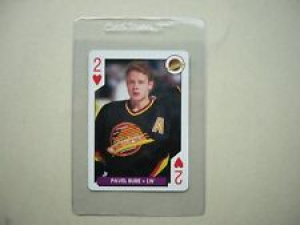 1996/97 BICYCLE NHL HOCKEY ACES PLAYING CARD PAVEL BURE VANCOUVER CANUCKS SHARP+ Review