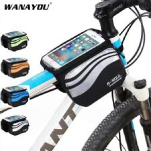 Bicycle Front Touch Screen Phone Bag MTB Road Bike 5.7 inch Mobile Phone Case Review