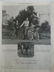 1937 Cycle trades of America Inc vintage boys girls bicycle ad Review
