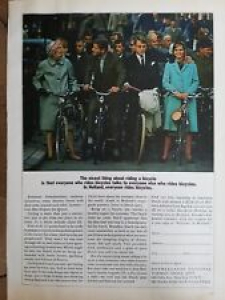 1966 Netherlands national tourist office nicest thing riding a bicycle ad Review