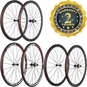 38mm 700C Clincher Carbon Wheels 3 Colors Available 23mm Wide Bicycle Wheelset Review