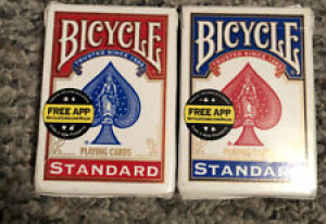 2 Deck Bicycle Rider Back 808 Poker Standard Playing Cards Red & Blue New 2 Pack Review