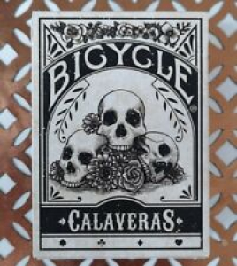 Calaveras Bicycle Branded Playing Cards New USPCC Dead on Paper Numbered Deck Review