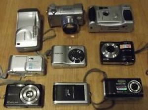 Mixed Lot of nine digital cameras Review