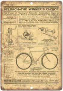 Selbach Bicycle Vintage Ad Bearing 10″ x 7″ Reproduction Metal Sign B275 Review