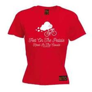 Ladies Cycling Feet On The Pedals bicycle cycle funny Birthday For Her T-SHIRT Review