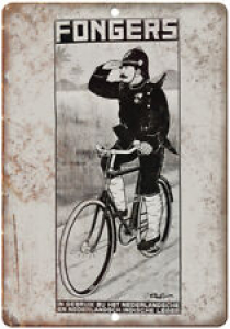 Fongers Bicycle Vintage Ad 10″ x 7″ Reproduction Metal Sign B357 Review