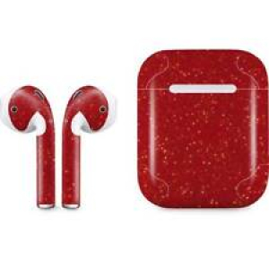 Glitter Apple AirPods Skin – Diamond Red Glitter Review