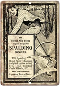 Spalding Bicycles Vintage Ad 10″ x 7″ Reproduction Metal Sign B375 Review