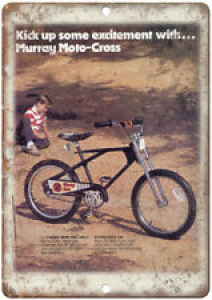Murray Dirty Cat Moto-Cross Bicycle Ad 12″ x 9″ Retro Look Metal Sign B03 Review