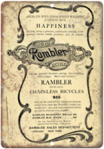 1901 Rambler Bicycles Vintage Ad 10″ x 7″ Reproduction Metal Sign B374 Review