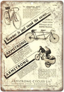 Armstrong Cycles Ltd. Bicycles Vintage Ad 10″ x 7″ Reproduction Metal Sign B403 Review