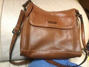 liz claiborne brown handbag faux croc leather purse shoulder bag handbag Review
