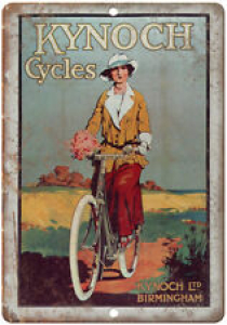Kynoch Cycles Birmingham Bicycle Vintage Ad 10″x7″ Reproduction Metal Sign B246 Review