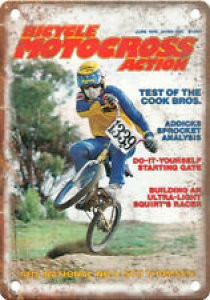 1978 Bicycle Motocross Action BMX Racing 10″ x 7″ Reproduction Metal Sign B548 Review