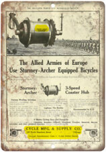 Sturmey Archer Bicycle Gear Vintage Ad 10″ x 7″ Reproduction Metal Sign B194 Review