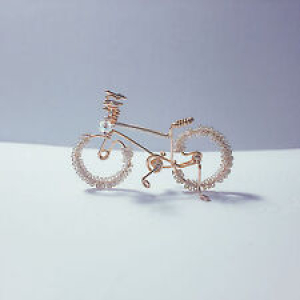Bicycle Pendant in 14k Gold and Sterling Silver | Wire Wrapped Bicycle |Handmade Review