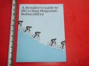 JA310 Vintage Retailer’s Guide to Bicycling Magazine Subscribers Review