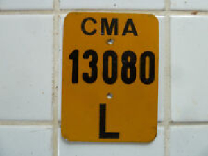 CMA foreign Motorcycle?? lincense Plate #13080-L Review