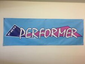 old school BMX  GT pro PERFORMER banner 6FT X 2FT blue Review