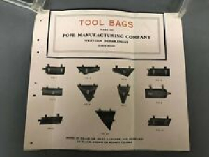 1906 Pope Manufacturing Bicycle Tool Bags Poster 9 1/2” X 10 1/2” Review