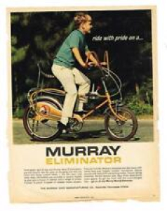 1970 Magazine Ad:  Murray Eliminator Bicycle Review