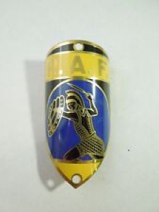 Vintage R.A.F with Roman Warrior Image on Bicycle Head Badge Emblem  Review