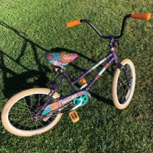 Vintage Murray Bicycle BMX Tropical Moves Bike Sparkle Frame Purple Black Review