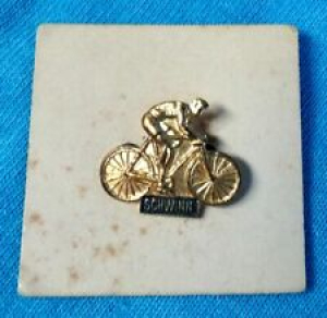 New Vintage SCHWINN Bicycle Pin Goldtone 3/4 x 3/8″ Review