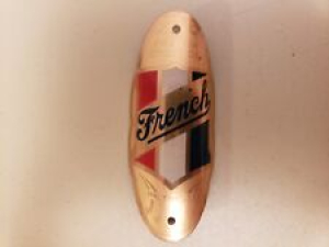 NOS Vintage French Cycle Co. Headbadge..Baltimore, Md..Brass..Balloon Tire Bike Review