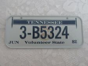Vintage Bicycle License Plate 1982 Tennessee “Volunteer State” Cereal Prize Review