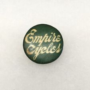 Antique 1890s 1900s Bicycle Stud Celluloid Button Advertising Pin EMPIRE CYCLES Review
