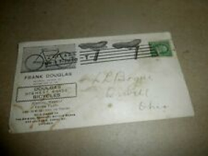 Antique 1900 Envelope Frank Douglas Bicycles Chicago IL Kenwood Works  Review
