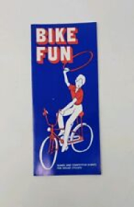 Early 1970s Bike Fun Vintage Brochure – Bicycle Institute of America – Games Review