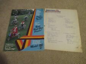 pedal power dealer brochure catalog bicycle bike motor with info sheet Review