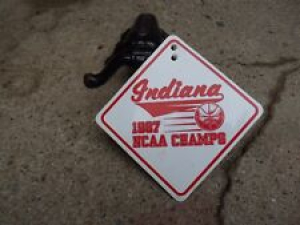 VINTAGE NOS “INDIANA 1987 NCAA NATIONAL CHAMPS” BICYCLE MUD FLAP DIRTY/GOOD Review
