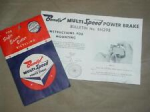 VINTAGE 1960’S BENDIX MULTISPEED BICYCLE POWER BRAKE INSTRUCTIONS Schwinn Review