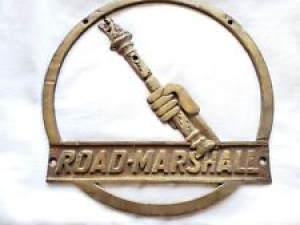 VINTAGE ROAD-MARSHALL BRONZE SIGN BADGE Review