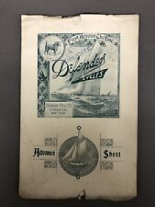 1897 Defender Cycle Co. Advance Sheet Bicycle Pamphlet 9 1/2″ x 6″ Review