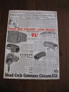 Vintage Mead Cycle Company American Chicago 1930’s Catalog #36 Made in the USA Review