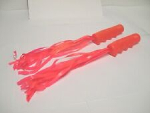VINTAGE NOS HUNT WILDE FLUORESCENT BICYCLE GRIPS & STREAMERS STINGRAY MUSCLE  Review