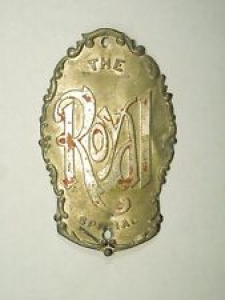 Vintage The Royal Special Bicycle Cycle Head Badge Emblem #2 Review