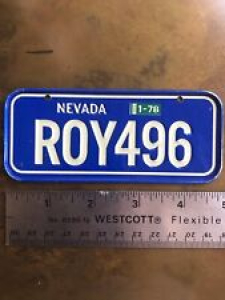 Nevada Bicycle License Plate 1978 Review