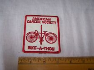 Vintage AMERICAN CANCER SOCIETY Bicycle Patch Cycling Event BIKE A THON Review