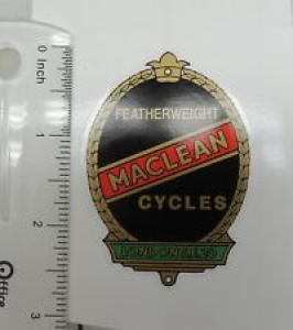 Maclean Featherweight Cycles- London decal Review