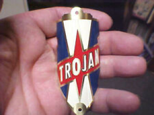 Trojan Head Tube Bike Badge Emblem Etched Brass Review